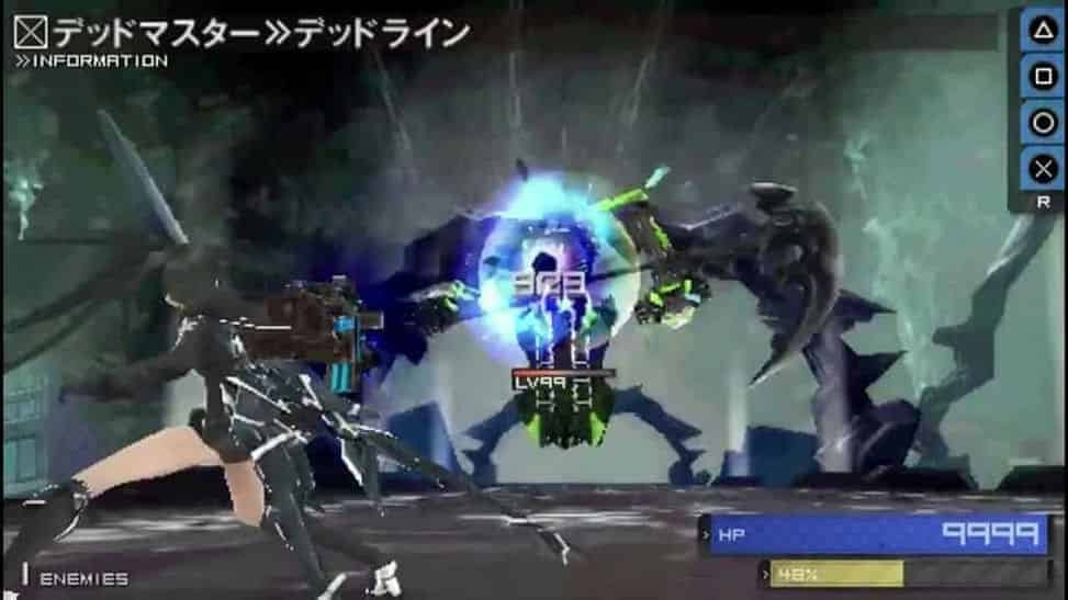 Black Rock Shooter The Game PPSSPP