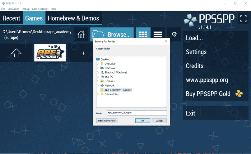 Extract PPSSPP Games