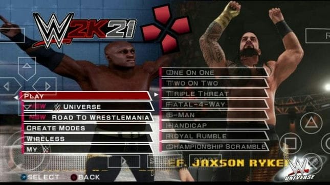 WWE 2K21 PSP ISO