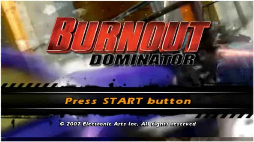 Burnout Dominator PPSSPP