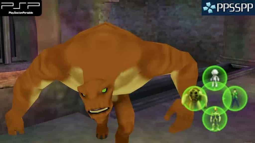Ben 10 Ultimate Alien Cosmic Destruction PPSSPP
