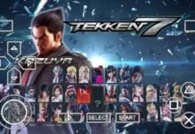 Tekken 7 PPSSPP ISO 300MB Free Download for Android Tekken 7 PPSSPP ISO
