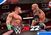 WWE 2K22 PPSSPP Highly Compressed ISO Download WWE 2K22 PPSSPP